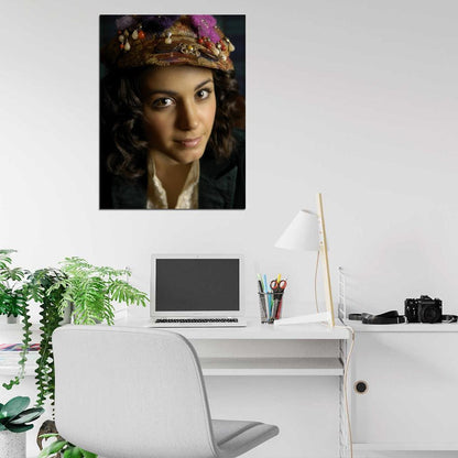 Katie Melua Portrait Blues Jazz Singer Music Wall Art Print Poster