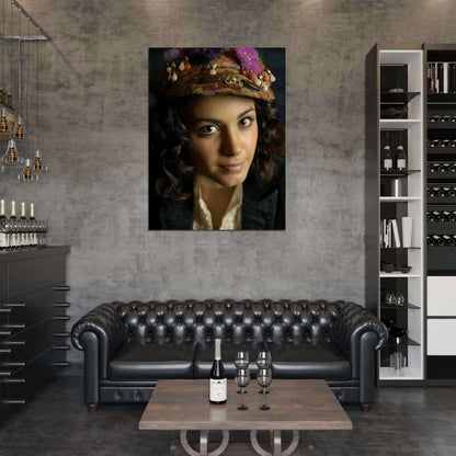 Katie Melua Portrait Blues Jazz Singer Music Wall Art Print Poster