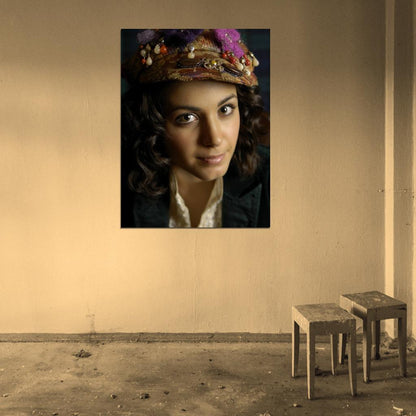 Katie Melua Portrait Blues Jazz Singer Music Wall Art Print Poster