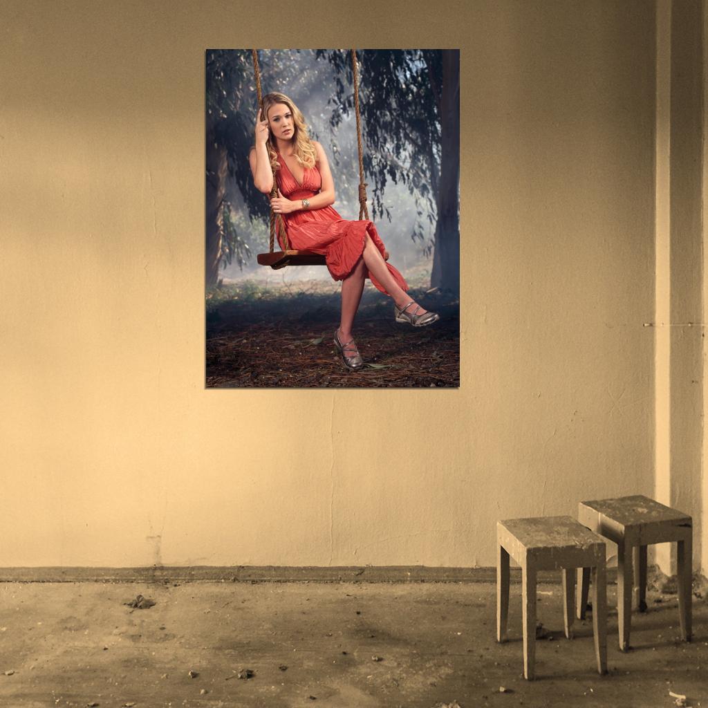 Carrie Underwood Country Pop Singer Music Wall Art Print Poster