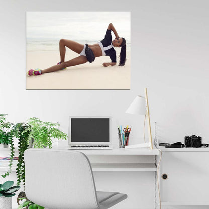 Adriana Lima Sexy Legs Model Wall Art Print Poster