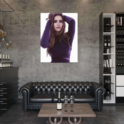 Nina Dobrev Actress Wall Art Print Poster