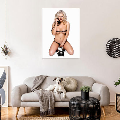 Abi Titmuss Sexy Hot Boobs Nude Model Actress Wall Art Print Poster