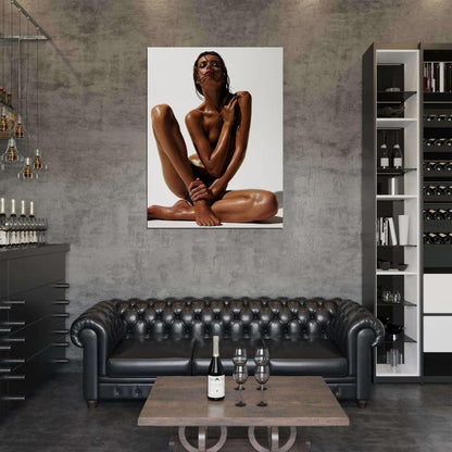 Edita Vilkeviciute Sexy Hot Model Wall Art Print Poster