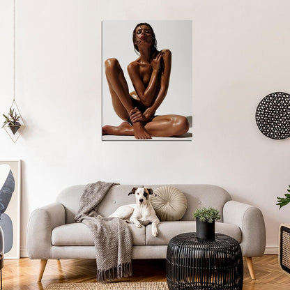 Edita Vilkeviciute Sexy Hot Model Wall Art Print Poster