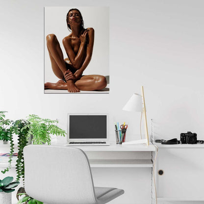 Edita Vilkeviciute Sexy Hot Model Wall Art Print Poster