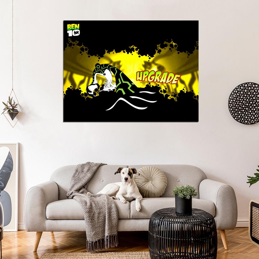 Ben 10 Upgrade Alien Cartoon TV Series Art Wall Art Print Poster