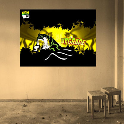 Ben 10 Upgrade Alien Cartoon TV Series Art Wall Art Print Poster