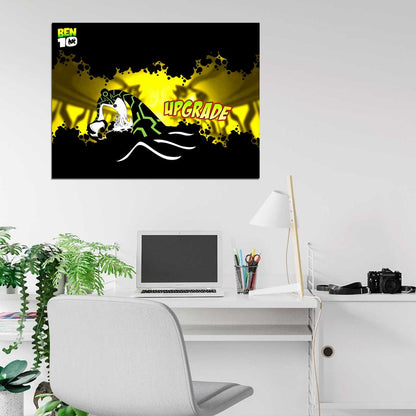 Ben 10 Upgrade Alien Cartoon TV Series Art Wall Art Print Poster
