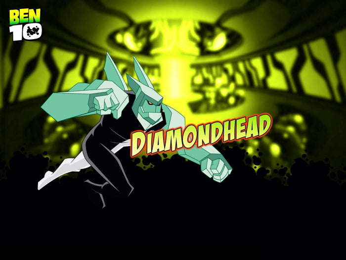 Ben 10 Diamondhead Alien Cartoon TV Series Art Wall Art Print Poster