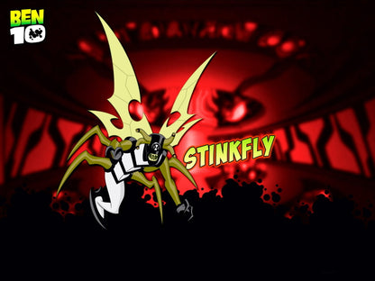 Ben 10 Stinkfly Alien Cartoon TV Series Art Wall Art Print Poster