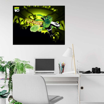 Ben 10 Upchuck Alien Cartoon TV Series Art Wall Art Print Poster