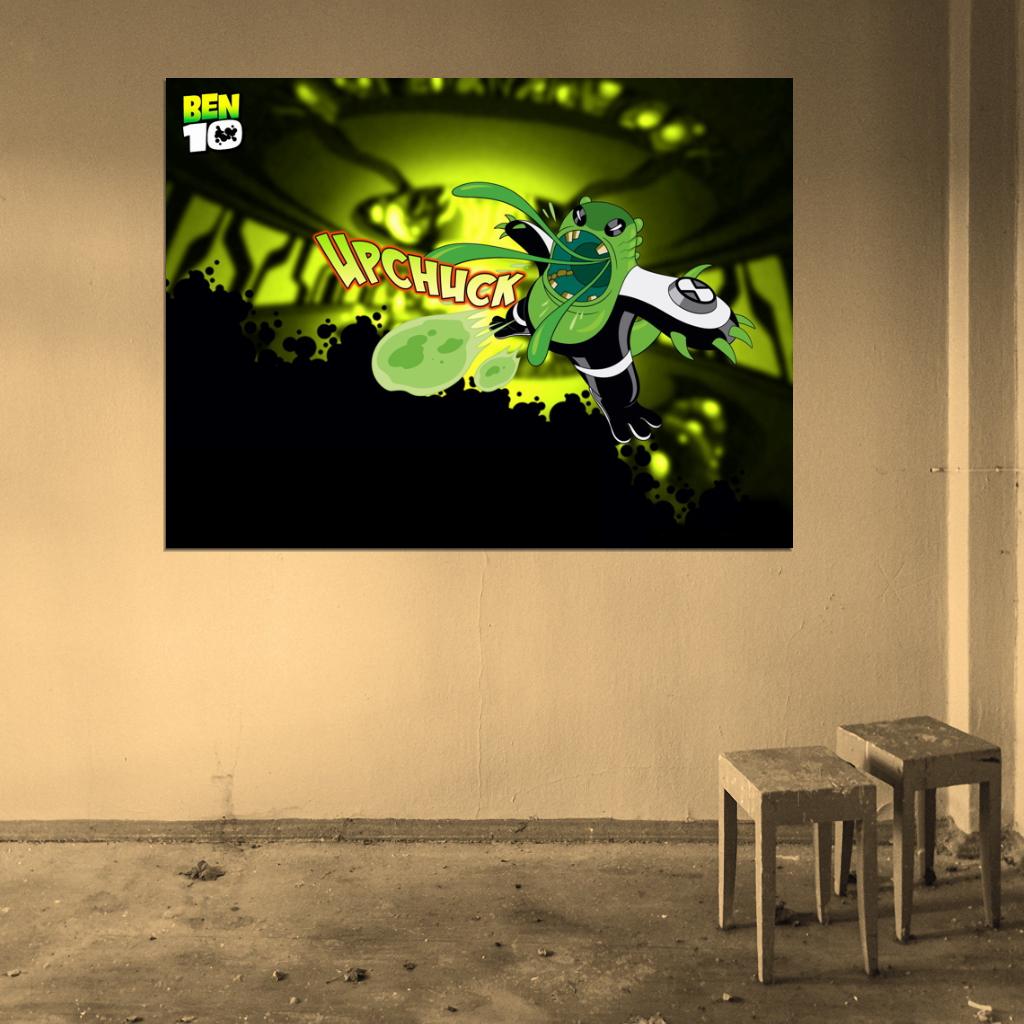 Ben 10 Upchuck Alien Cartoon TV Series Art Wall Art Print Poster