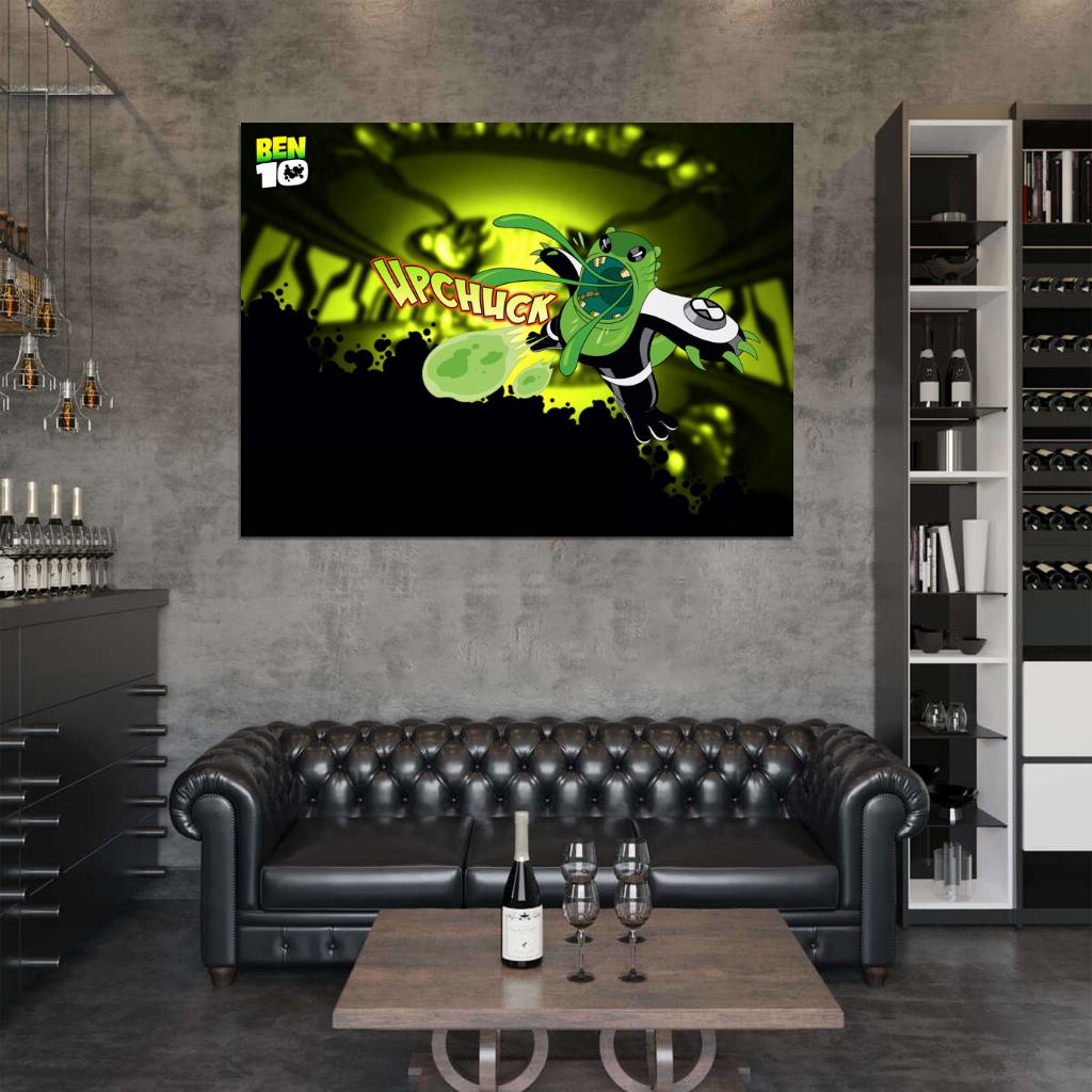 Ben 10 Upchuck Alien Cartoon TV Series Art Wall Art Print Poster