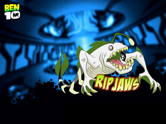 Ben 10 Ripjaws Alien Cartoon TV Series Art Wall Art Print Poster
