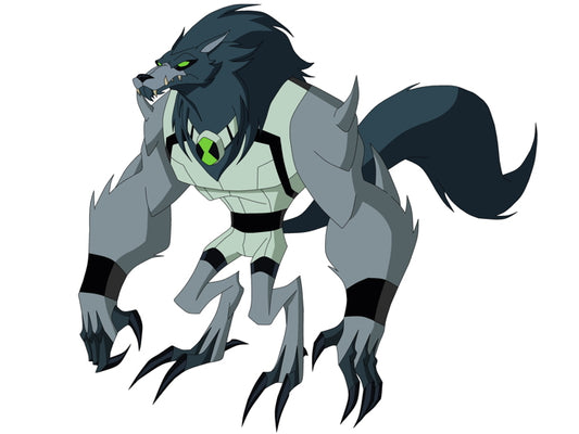 Ben 10 Blitzwolfer Alien Cartoon TV Series Art Wall Art Print Poster