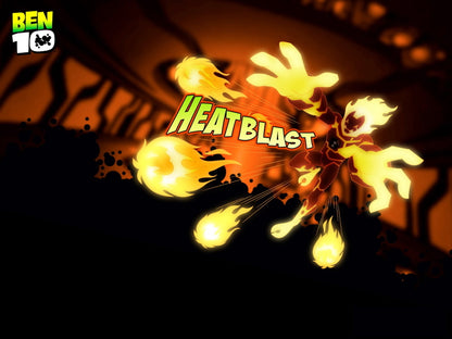 Ben 10 Heatblast Alien Cartoon TV Series Art Wall Art Print Poster