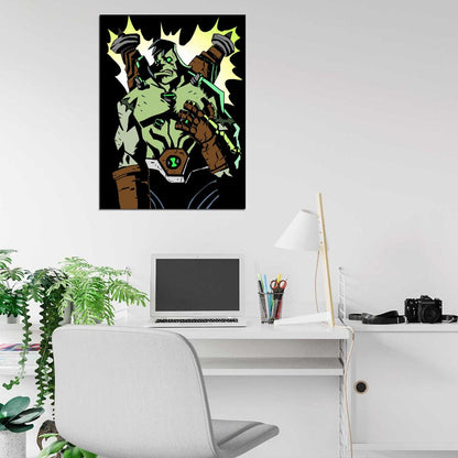 Ben 10 Benvicktor Alien Cartoon TV Series Art Wall Art Print Poster