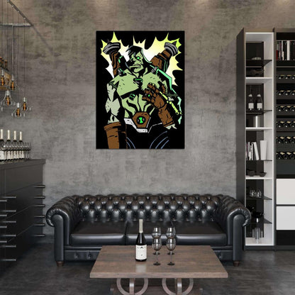 Ben 10 Benvicktor Alien Cartoon TV Series Art Wall Art Print Poster