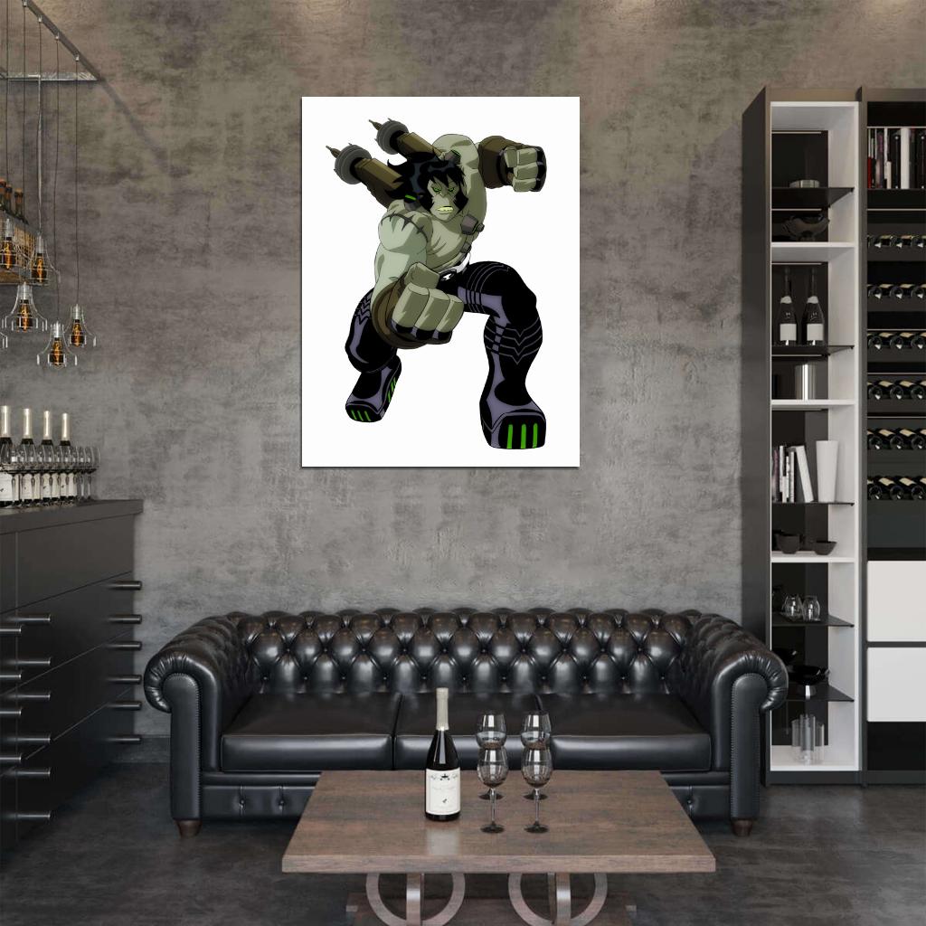 Ben 10 Benvicktor Alien Cartoon TV Series Art Wall Art Print Poster