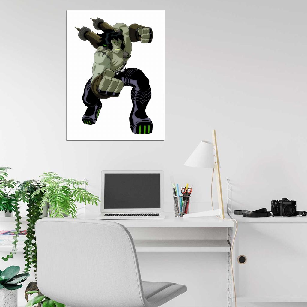 Ben 10 Benvicktor Alien Cartoon TV Series Art Wall Art Print Poster