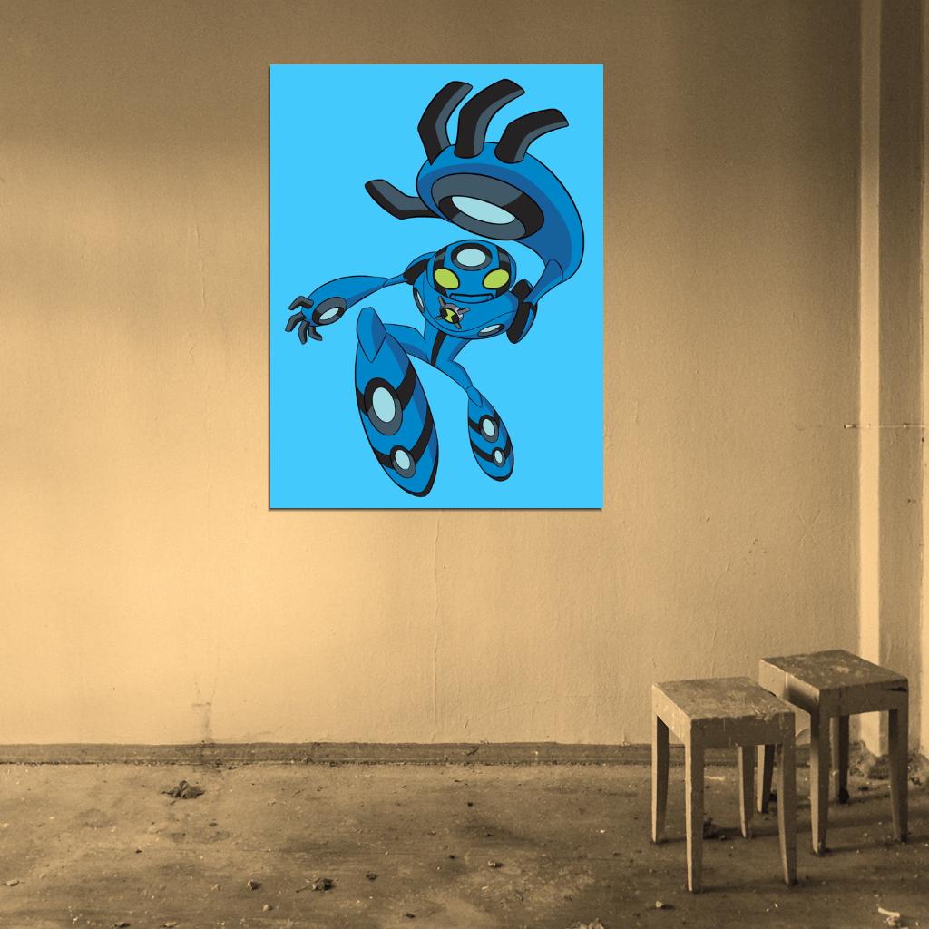 Ben 10 Echo Echo Alien Cartoon TV Series Art Wall Art Print Poster