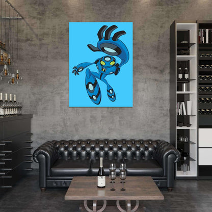 Ben 10 Echo Echo Alien Cartoon TV Series Art Wall Art Print Poster