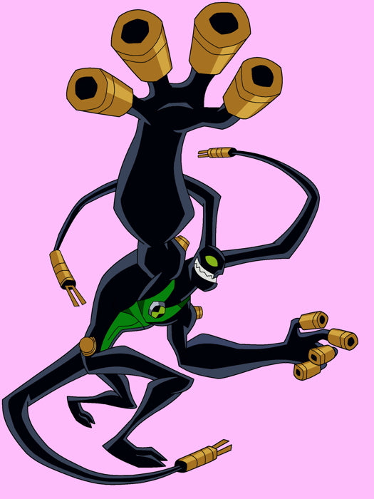 Ben 10 Feedback Alien Cartoon TV Series Art Wall Art Print Poster