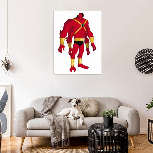 Ben 10 Four Arms Alien Cartoon TV Series Art Wall Art Print Poster