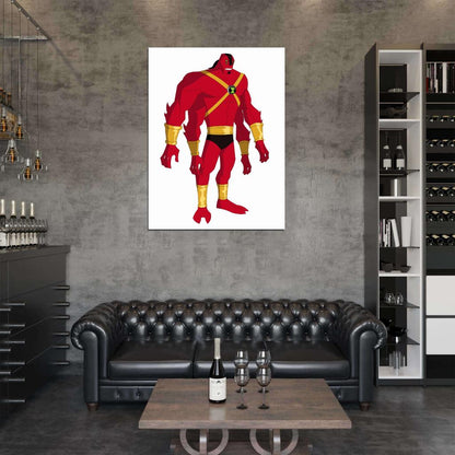 Ben 10 Four Arms Alien Cartoon TV Series Art Wall Art Print Poster