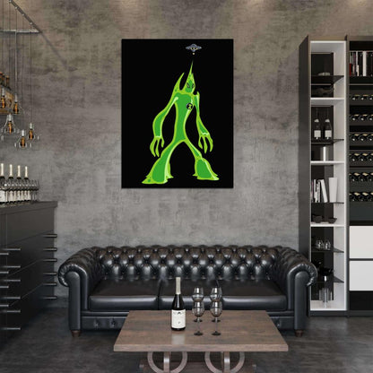 Ben 10 Goop Alien Cartoon TV Series Art Wall Art Print Poster