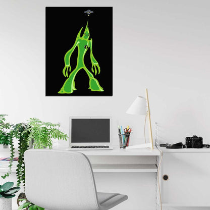 Ben 10 Goop Alien Cartoon TV Series Art Wall Art Print Poster