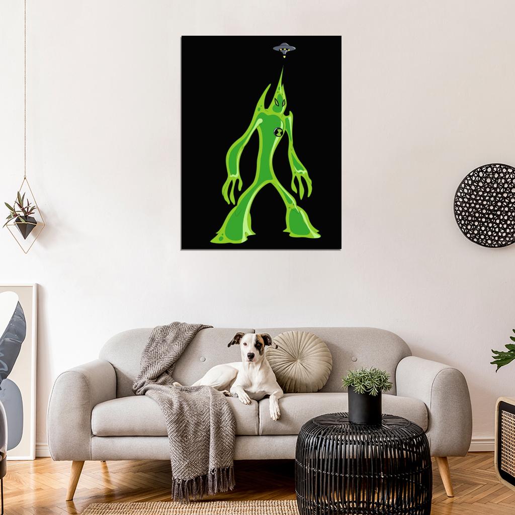 Ben 10 Goop Alien Cartoon TV Series Art Wall Art Print Poster