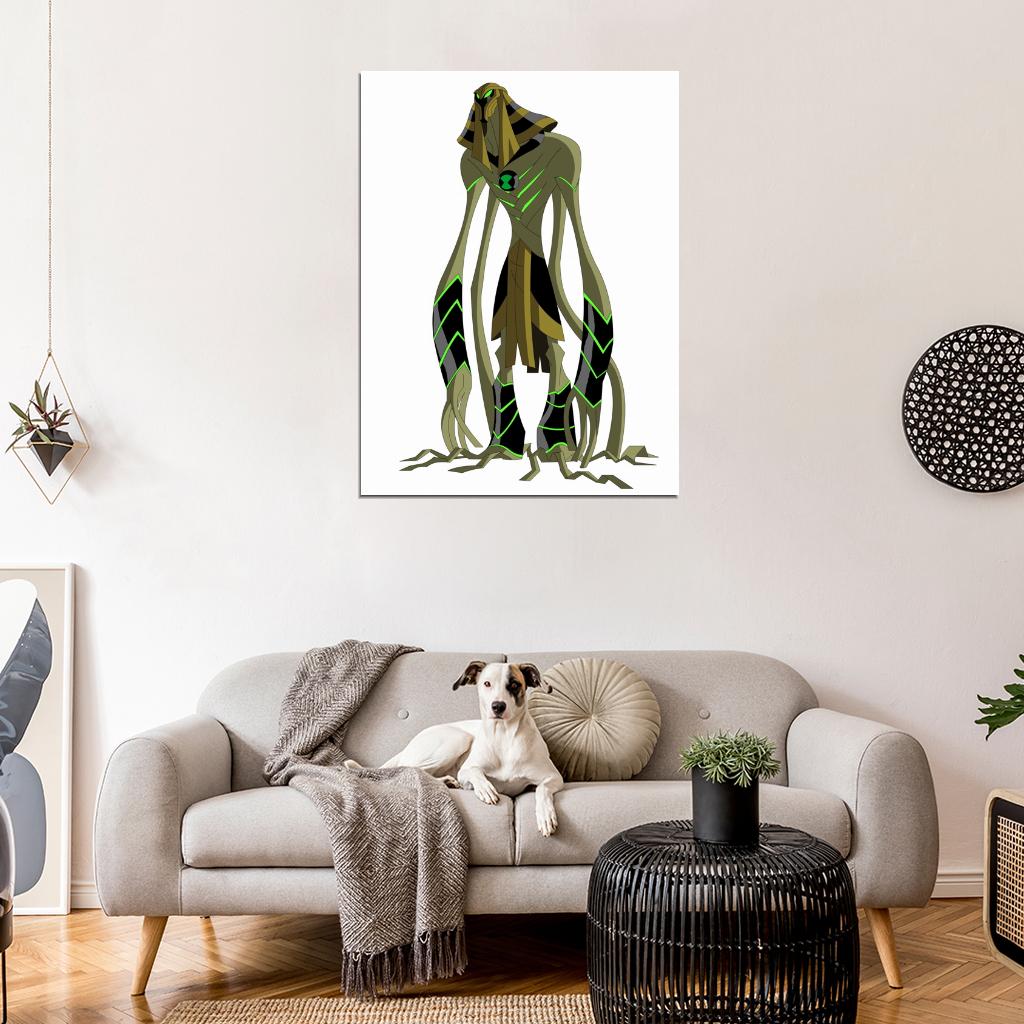 Ben 10 Benmummy Ultimate Alien Cartoon TV Series Art Wall Art Print Poster