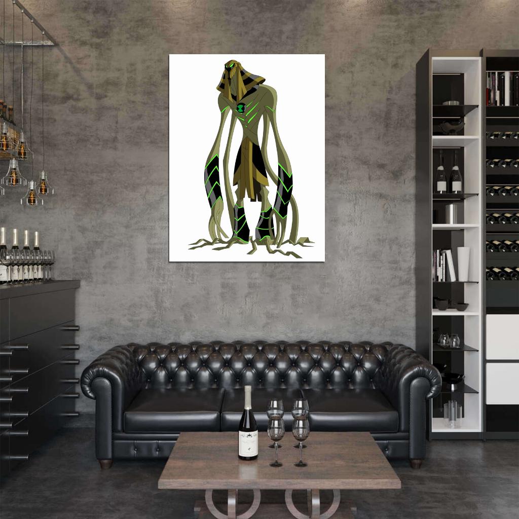 Ben 10 Benmummy Ultimate Alien Cartoon TV Series Art Wall Art Print Poster