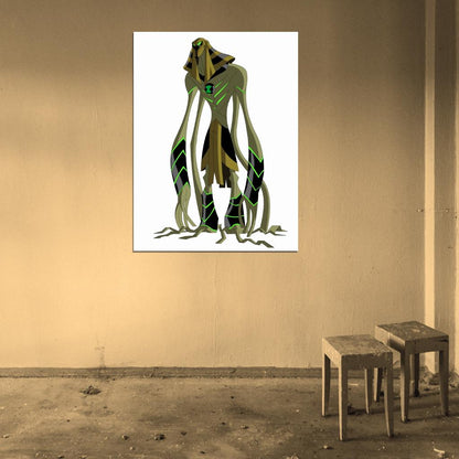 Ben 10 Benmummy Ultimate Alien Cartoon TV Series Art Wall Art Print Poster