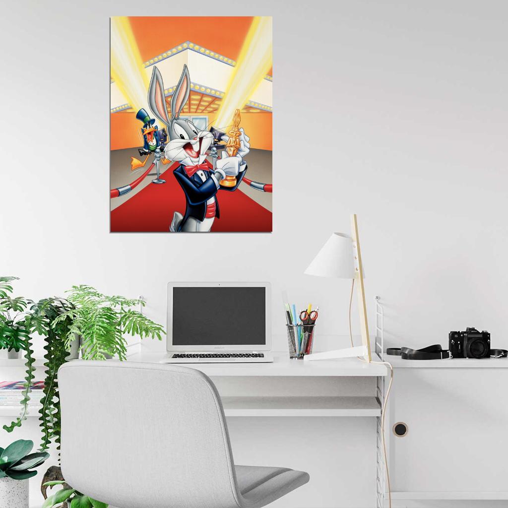 Bugs Bunny Daffy Duck Looney Tunes Cool Funny Cartoon Art Wall Art Print Poster