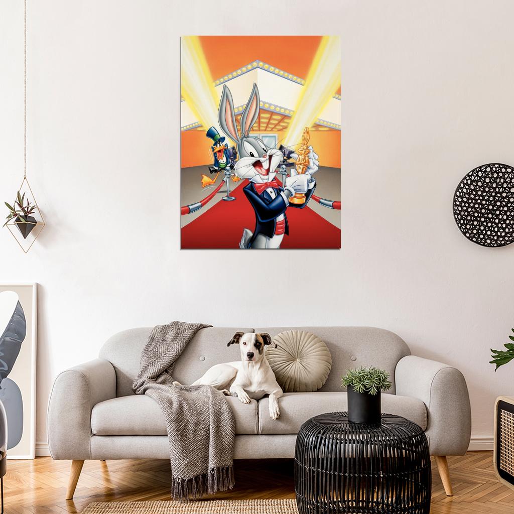Bugs Bunny Daffy Duck Looney Tunes Cool Funny Cartoon Art Wall Art Print Poster