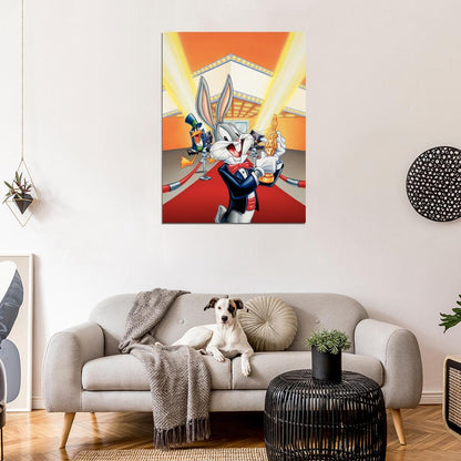 Bugs Bunny Daffy Duck Looney Tunes Cool Funny Cartoon Art Wall Art Print Poster