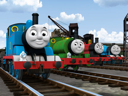 Thomas the Tank Engine & Friends Cool Cartoon Art Kids Wall Art Print Poster