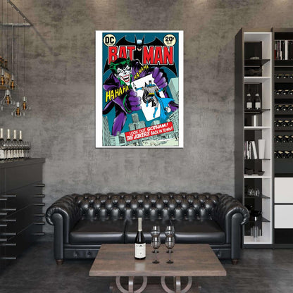 Joker Gotham Card Batman Cool Rare Art Wall Art Print Poster