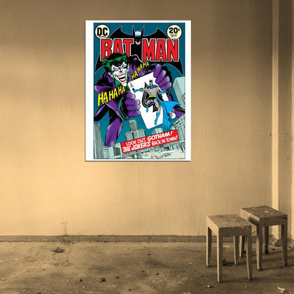 Joker Gotham Card Batman Cool Rare Art Wall Art Print Poster