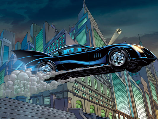 Awesome Batmobile Gotham Batman Cool Rare Art Wall Art Print Poster