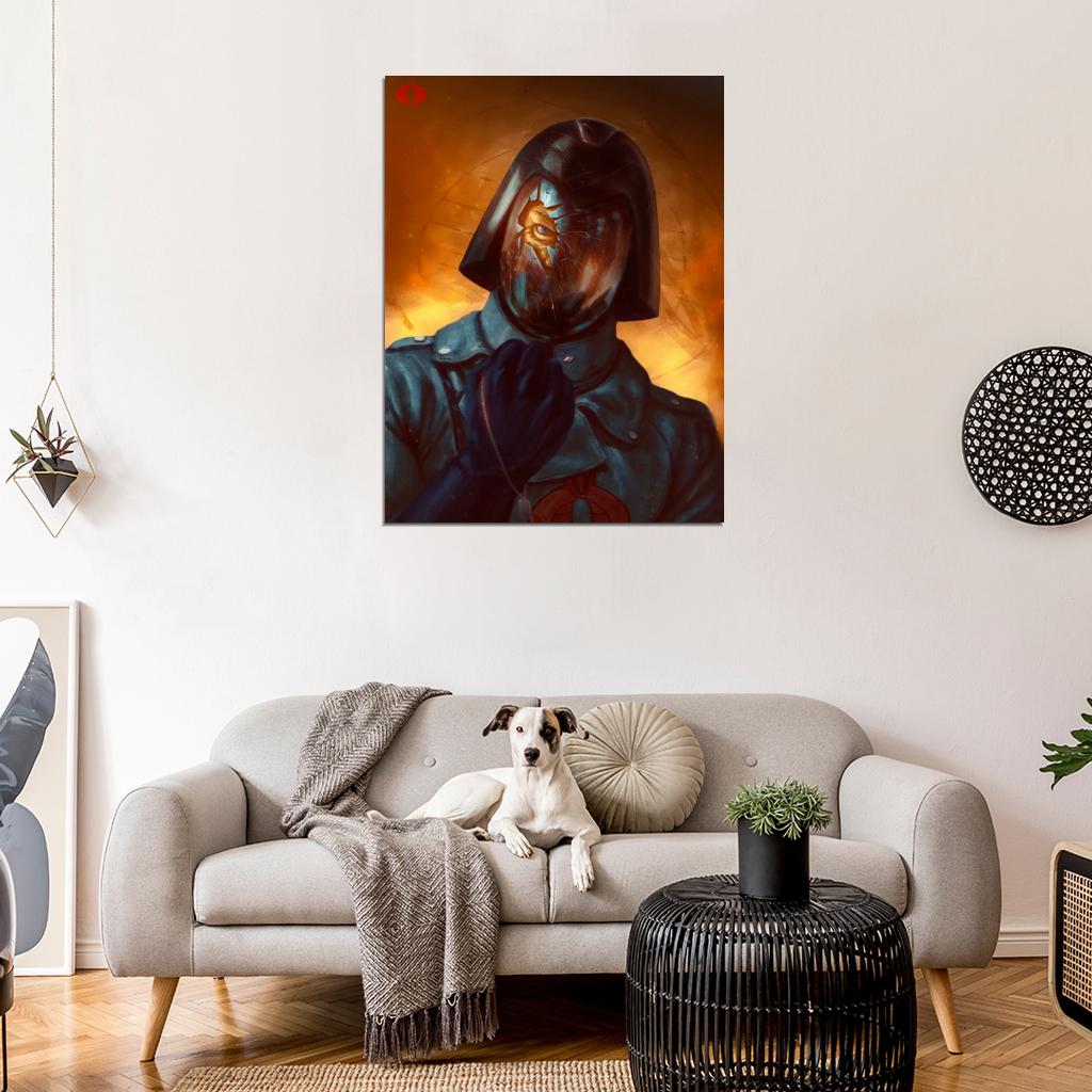 Cobra Commander G.I. Joe Awesome Art Wall Art Print Poster