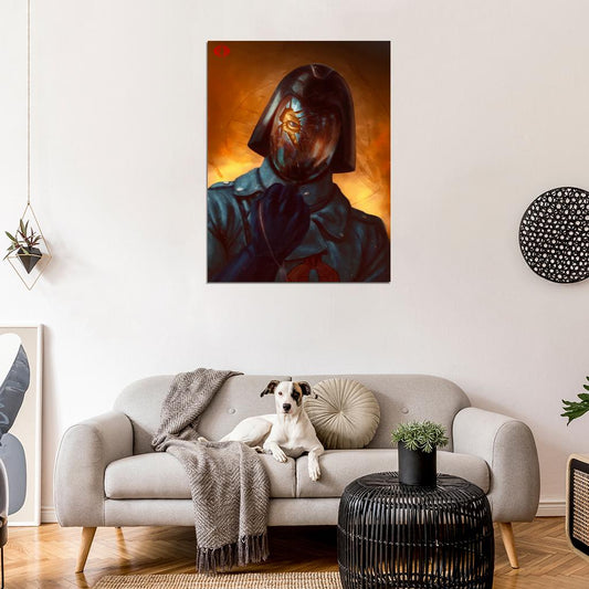 Cobra Commander G.I. Joe Awesome Art Wall Art Print Poster