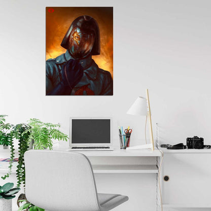 Cobra Commander G.I. Joe Awesome Art Wall Art Print Poster