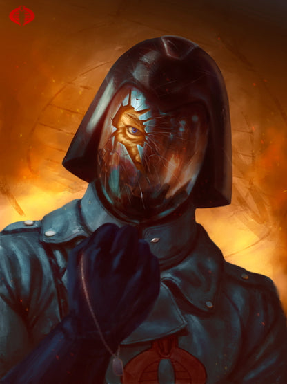 Cobra Commander G.I. Joe Awesome Art Wall Art Print Poster