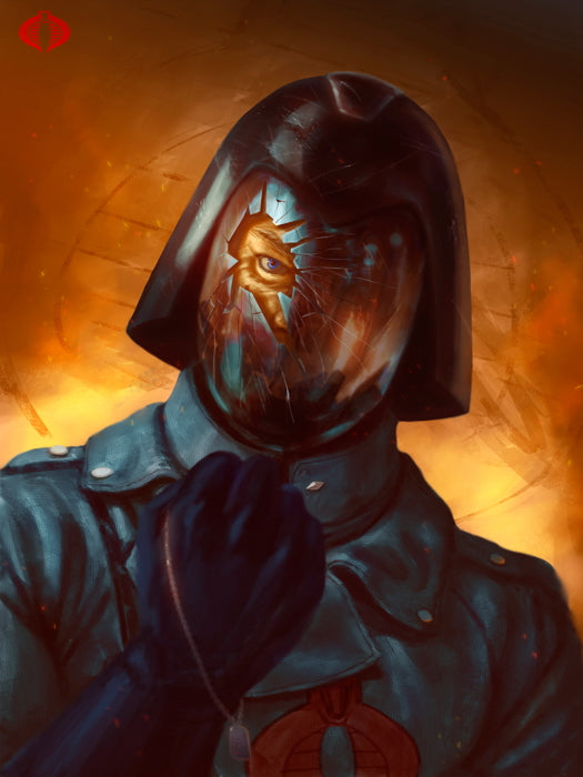 Cobra Commander G.I. Joe Awesome Art Wall Art Print Poster