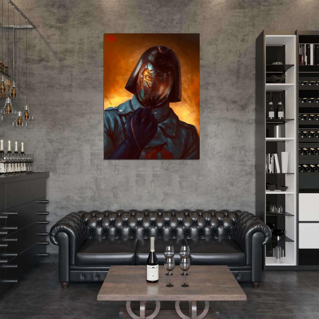 Cobra Commander G.I. Joe Awesome Art Wall Art Print Poster