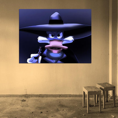 Darkwing Duck Drake Mallard Cool Amazing Art Wall Art Print Poster